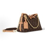 LOUIS VUITTON Carryall BB print pattern Adjustable shoulder strap Single shoulder bag brown